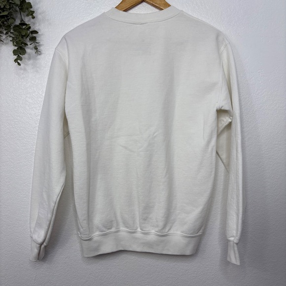 Diet Coke Pink Bow Graphic Sweatshirt White Crewneck Coquette Aesthetic XS - Picture 5 of 5